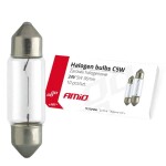 Halogēna spuldzes C5W Festoon 36mm 24V 10 gab. amio-01000