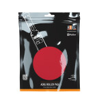 Adbl roller soft polish r 150 vidēji ciets pulēšanas sūklis sarkans ar velcro aizdari