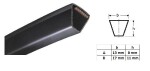 Ķīļsiksna rūpniecībai b52 17x1320/1365 contitech
