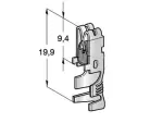 Savienojuma uni f630 skava 2-3mm2
