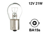 spuldze ar metāla pamatni 12v p21w, ba15s