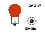 Spuldze ar metāla pamatni 12v ba15s