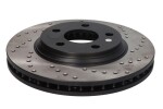 STOPTECH 128.62087L / brake disc, 1pc, sport, ventilated, drilled, front, left, outer diameter 303 mm, thickness 28.6 mm, fits: buick park avenue, chevrolet impala, pontiac bonneville gxp 3.5-5.3 10.96-