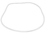 OE SDF 2.1530.308.0 / hub seal, rear fits: deutz