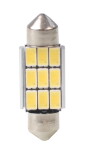 spuldze led, 2gab., c5w, 12v, maks. 2,8w, krāsa spilgti balta, maks. 6000k, ligzda sv8.5, nav piemērota lietošanai uz koplietošanas ceļiem, transportlīdzekļiem ar kanbusu sistēmu