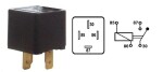 Relejs 12v 30a 4-gals