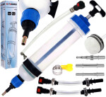 Manuālais eļļas ekstraktors 1500 ml ar adapteriem un ātrajiem savienotājiem
