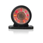 marķiera gaisma pa kreisi/pa labi; Balts Sarkans; 12/24v 9xled + 9xled