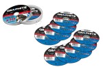 griešanas disks metālam 125 x 1,0 x 22,2 mm, 41 a60-t-bf, 10 gab. komplekts