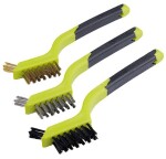 3 daļās. rokas suku/tērauda suku komplekts carmotion