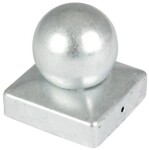 Dārza staba vāciņš ar bumbu 90x90