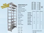 Plauktu horizontālā plāksne 400x1000mm