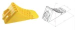 Barjeras apavu plastmasas 19,5" 390x200