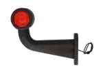 marķiera gaisma pa kreisi; Balts Sarkans; Gaismas diodes; 12/24v zvaigzne