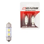 12v sv8.5-8 led spuldze 36mm balts blisteris 2gab 4auto