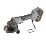 Akumulatora leņķa slīpmašīna Procraft Industrial AG125A, 20 V, 125 mm (bezsuku, 3 ātrumi, 1 x 4,0 Ah akumulators, lādētājs, koferis)