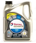 daļēji sintētiska motoreļļa Total Quartz D 7000 10w-40 5l