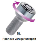 slēdzene mcgard (standarta) pk14x1,50/27/17 (bumba, r14, p27, ch17)