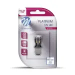 12v/24v bay15d led spuldze 3.3w p21/5w canbus platīna blisteris 1gab (osram) m-tech
