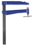 Mežģīņu skrūves garums 30cm, satvēriena dziļums 28,5cm, max 5000n