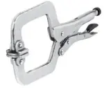Bloķēšanas knaibles ar paralēlām c-spīlēm, rotējošiem galiem 230mm 17414