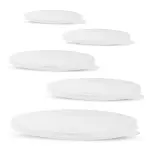 plastmasas konteineru vāki ar gradācijām