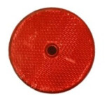 apaļš atstarotājs sarkans 60mm