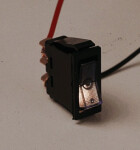 slēdzis melns 20a 12v 