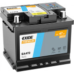 Akumulators Exide Premium 47Ah 450A 207x175x175 -+ EA472