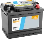 Akumulators Exide Excel 62Ah 540A 242x175x190 -+ EB620