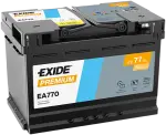 EXIDE Startera akumulatoru baterija PREMIUM *** 12V 77Ah 760A EA770
