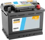 EXIDE Startera akumulatoru baterija EXCELL ** 12V 62Ah 540A EB620
