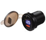 4 pievienojiet 4-600162 ūdensizturīgu USB lādētāju ar salokāmu displeju
