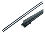logu tīrītāju maiņas gumijas grafīts, pastiprināts-2gab 610mm 24"