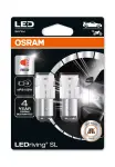 spuldze led p21/5w sarkana 12v 1.4w ledrivin