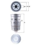 MAHLE Degvielas filtrs KC 18