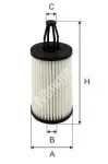 MFILTER  Eļļas filtrs TE 4069