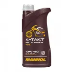 daļēji sintētiska Mannol 7815 4 taktu motociklu eļļa 10w60 1l