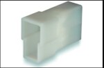 Izolators ar 2 spailēm (t), 6,3mm, ārējais.