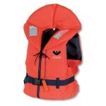 glābšanas veste viking ar rāvējslēdzēju oranža 100n 70-90 kg