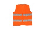 bērnu atstarojošā veste ar rāvējslēdzēju, oranža, L