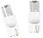 Led 12v balts t10 w5w plats stars 2gab