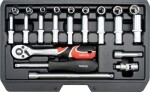 Yato yt-14451 instrumentu komplekts 1/4"" 23 gab.